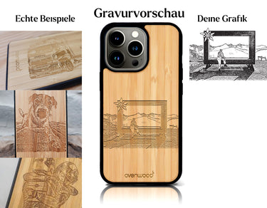 INDIVIDUEL iPhone 15 bambou plastique